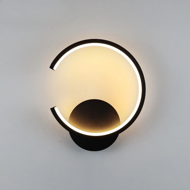 

LED Stair Wall Lamp Nordic Black White Golden Wall Lighting for Living Bedroom Aisle Home Decor Fixtures Indoor Wall Sconces