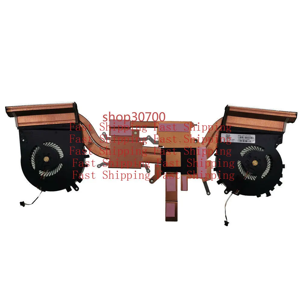 A=For HP OMEN 5 PLUS 15-DK TPN-C141 CPU / GPU Cooling Fan Heatsink Set