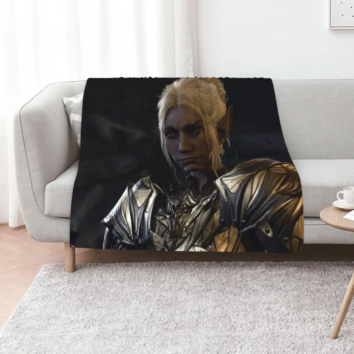 

Minthara the Drow Elf Oathbreaker Paladin Adventurer first meeting Throw Blanket Thermal Plaid Luxury Thicken Large Blankets