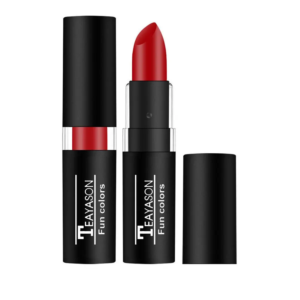 Rossetto opaco di colore scuro per il trucco della tazza antiaderente impermeabile a lunga durata per le donne Cosmetici coreani di Halloween