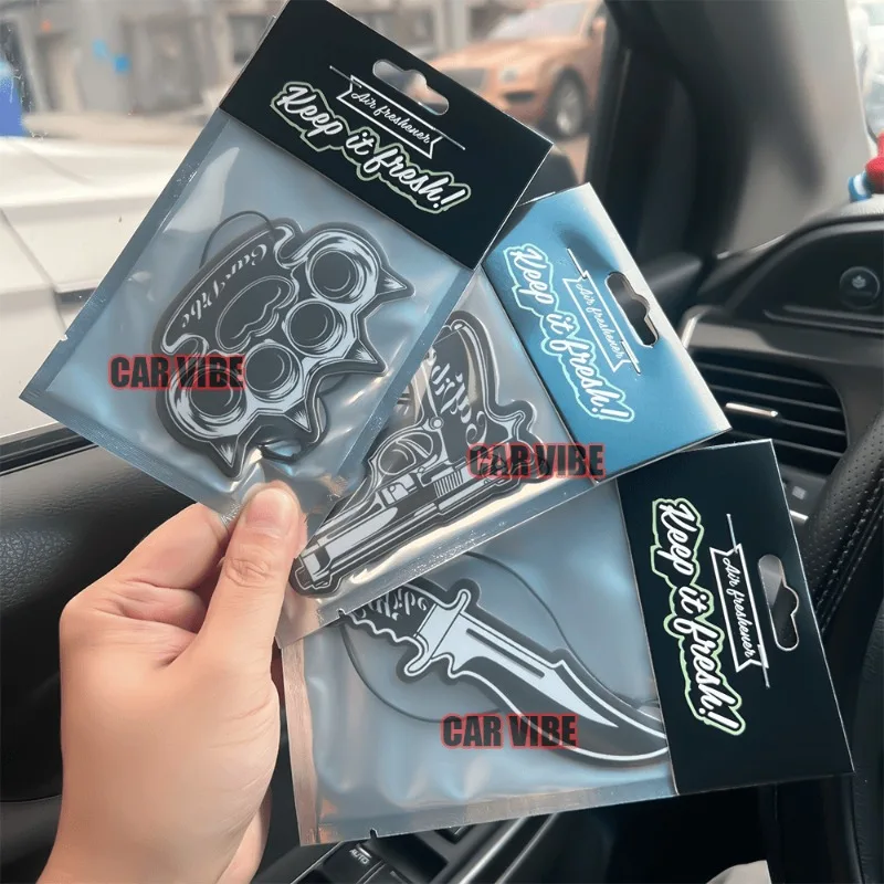 NEW Gangsta style！Car Hanging Rearview Mirror Scented Tablets,，Rearview Mirror Hanging