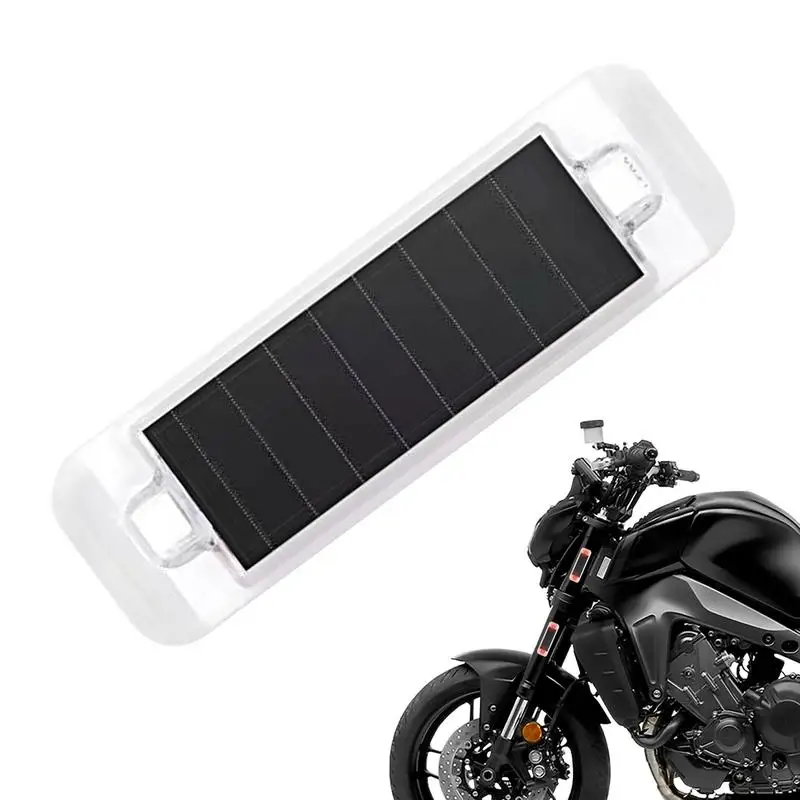 Solar Warning Light For Car Vibration Sensor LED Lamp For Bikes Adhesive Cycling Warning Light For Bikes Electric Vehicles And