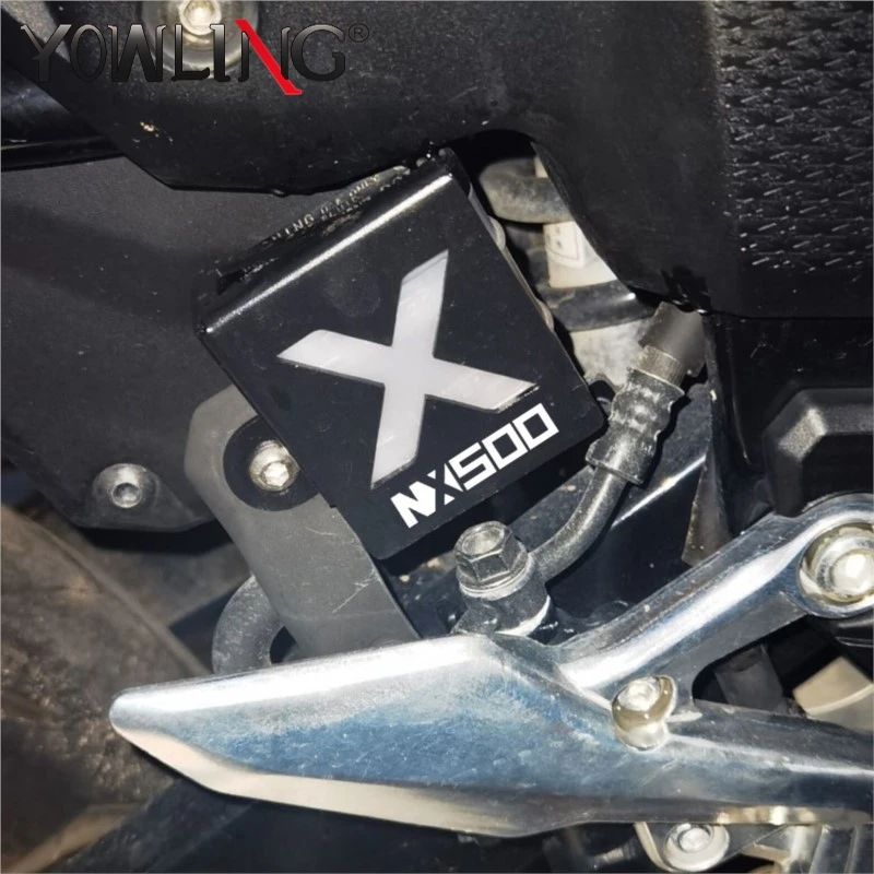 

FOR HONDA NX500 NX400 NX 500 400 2025 2024 2023 Motorcycle Rear Brake Fluid Reservoir Cover Protective Guard Accessories CB500X