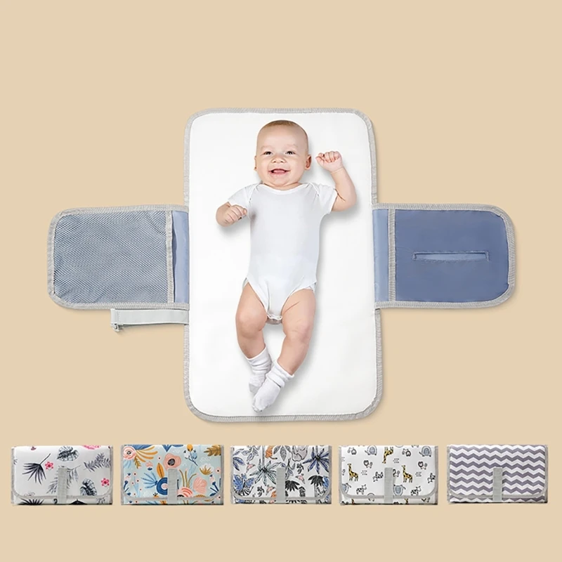 Portable Baby Urine Pad High Absorbency Leak Proof Designs Changing Mat Soft & Comfortable Mom Bag Diaper Changing Pad