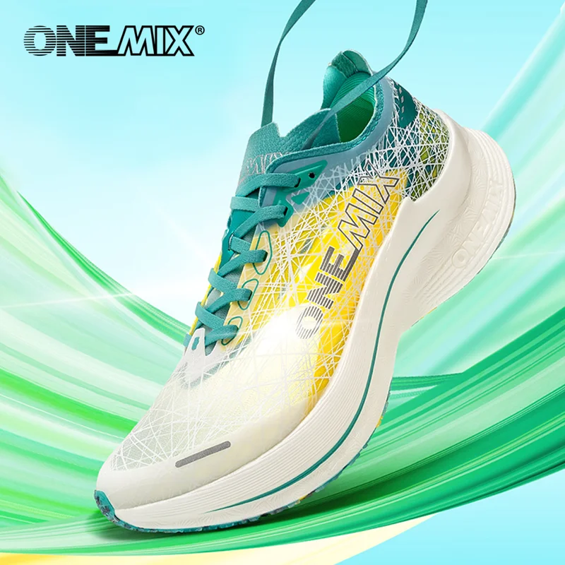 ONEMIX 2025 Nuova scarpa da corsa per maratona con piastra in carbonio Pro Tests Supporto stabile per scarpe da ginnastica ultraleggere con rimbalzo ammortizzante