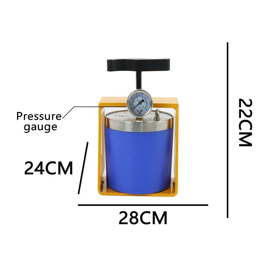 Professional Lab Materials Curing Equipment Hydraulic Lab Pressure Pot Pressure Polymerizer Water Pressure Type