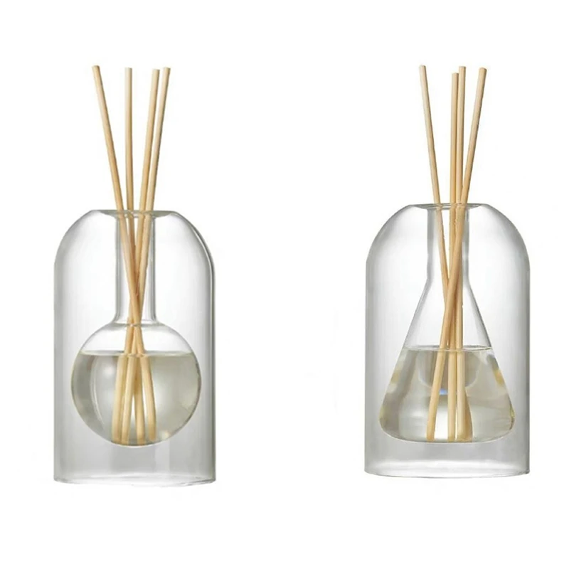 アロマセラピーディフューザーボトル、エッセンシャルオイルオーガナイザー、モダンなガラス瓶、b、1個