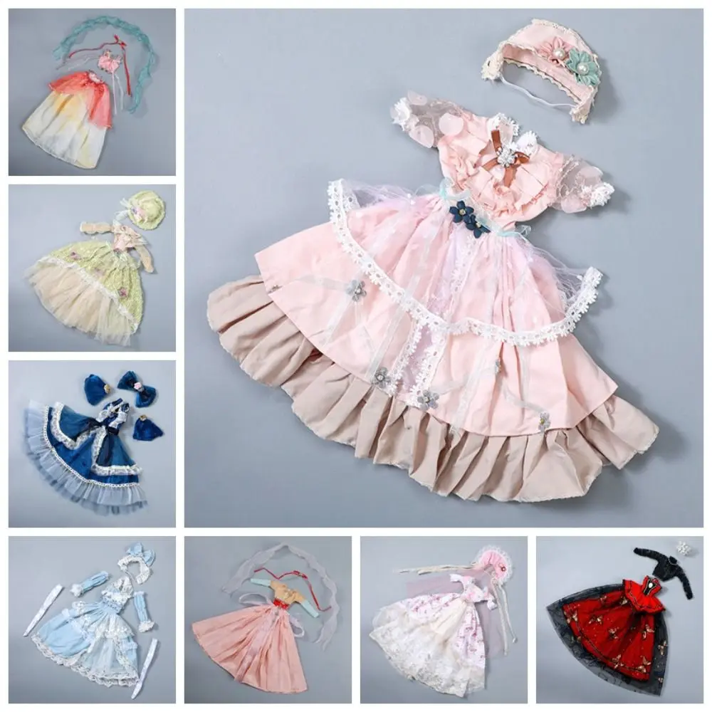 Classical 1/3 BJD Dolls Clothes Rococo Exquisite 60cm Princess Suspender Dress Elegant Lolita 60cm BJD Doll Dress