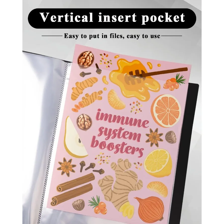 Portfolio de arte premium, 3 paquetes, libro de presentación de 11x17, carpeta negra con fundas de plástico para obras de arte, libro de exhibición profesional