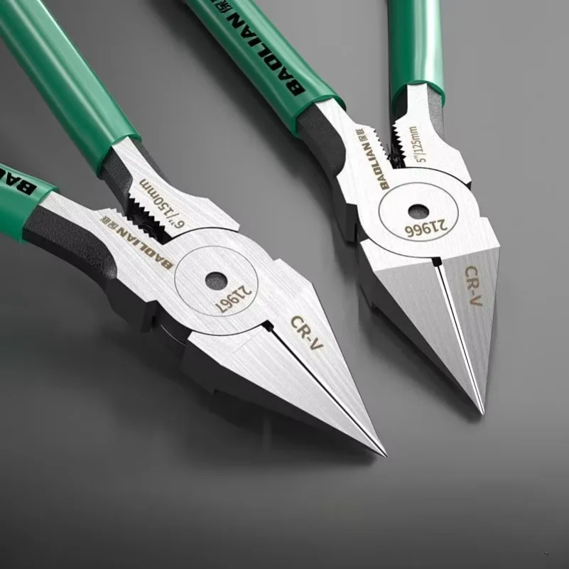 Baolian Industrial Grade Special Sharp Side Mouth Pliers,High Hardness Electrician Small Diagonal Pliers,Electrician Manual Tool