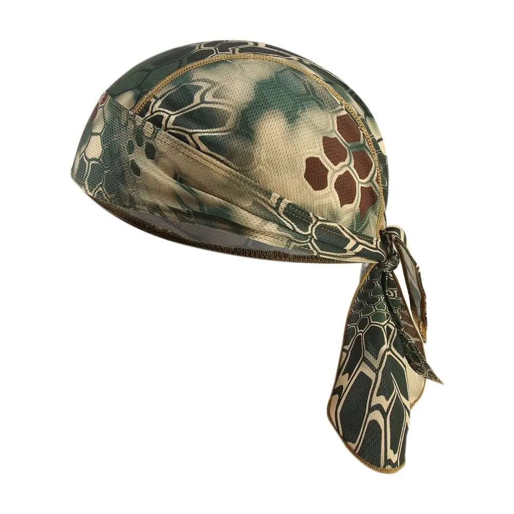 Unisex Quick Dry Camo Cycling Cap Head Scarf Men Running Riding Bandana Headscarf Camo Printing Cap Headband Men Head Scarf