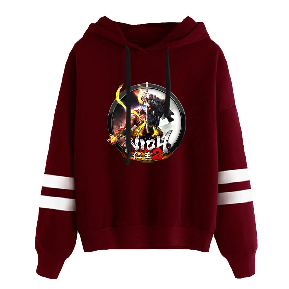 Nioh:The Complete Edition Hoodie Unisex Pocketless Sleeve Women Men Sweatshirt Harajuku Streetwear Game Fashion Clothes