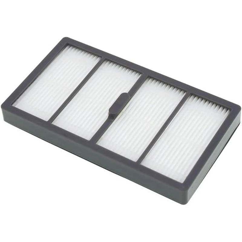 Replacement Hepa Filter And Side Brush Compatible For Irobot Roomba S9 S9+, 8 Filter, 8 Side Brush Parts