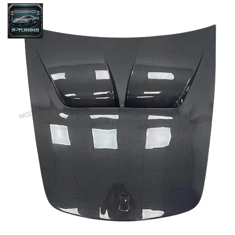 غطاء محرك من ألياف الكربون لـ 2005-2009 فيراري F430 نسخة مسار مطورة غطاء المصد الأمامي غطاء محرك السيارة طقم هيكل السيارة #2