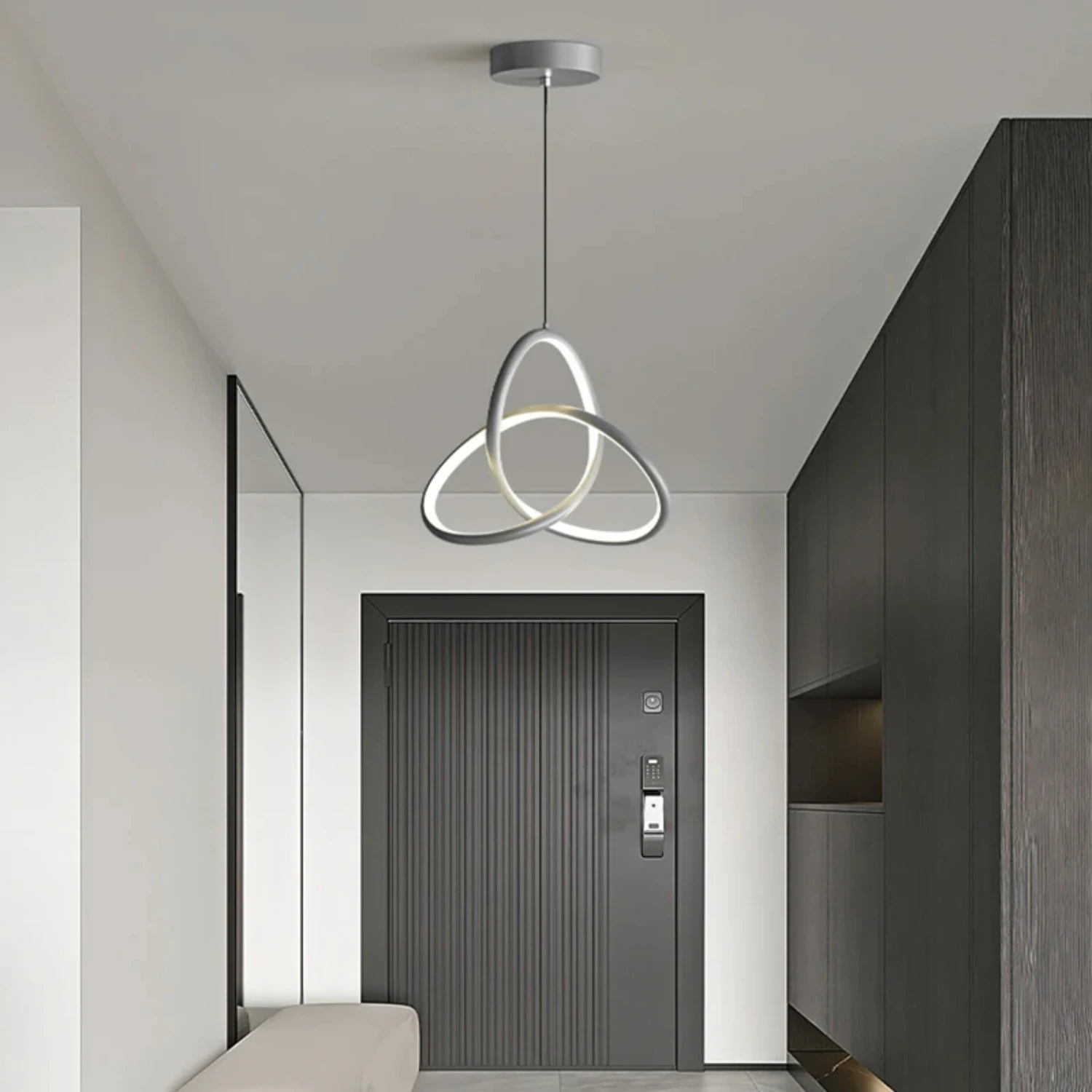 Nordic LED Pendant Ceiling Light, Elegante e Luxuoso, Elegante, Aconchegante Lâmpadas Suspensas, Quarto Interior, Sala de Estar, Sala de Jantar, Novo