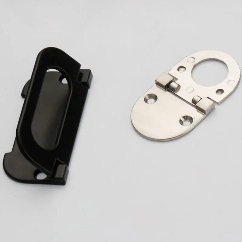 KK&FING Zinc Alloy Hidden Cabinet Door Handles Recessed Pulls Bedroom Wardrobe Door Tatami Knobs Furniture Handle Hardware