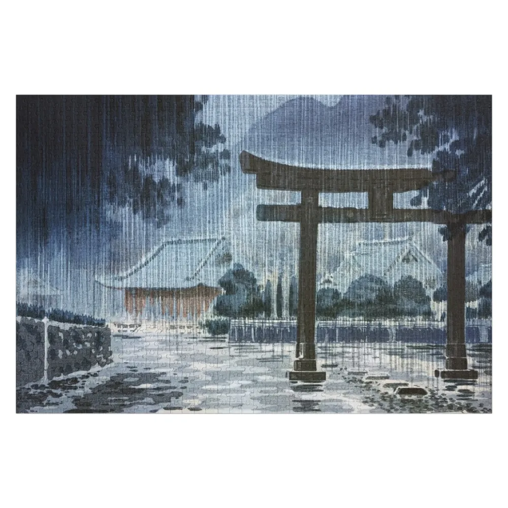 Futarazan Shrine in Nikko by Tsuchiya Koitsu Jigsaw Puzzle Iq Custom Jigsaw With Personalized Photo Puzzle