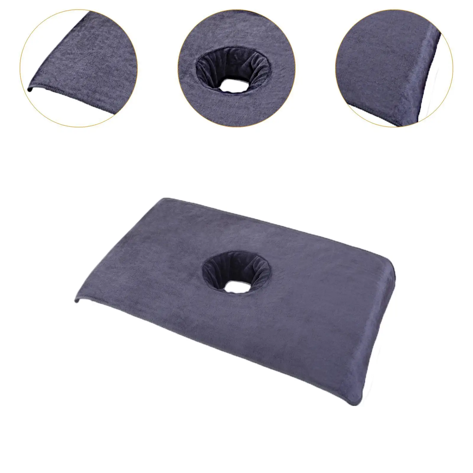 Ręcznik do masażu SPA z podkładką na zagłówek łóżka i poszewką na poduszkę do twarzy