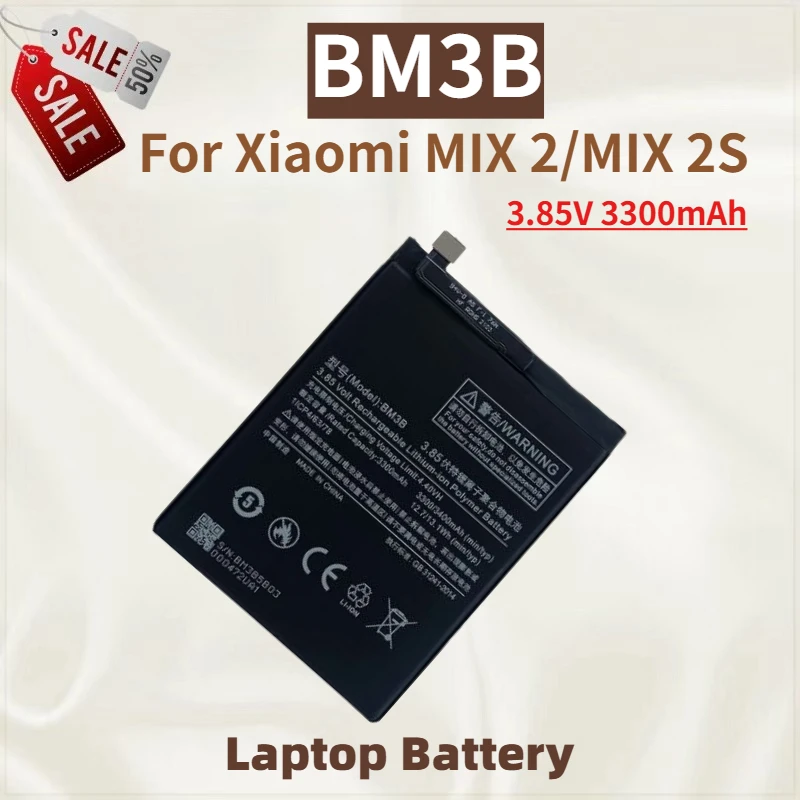 

High Quality BM3B Mobile Phone Battery 3.85V 3300mAh For Xiaomi MIX 2/MIX 2S Brand New Replacement Battery