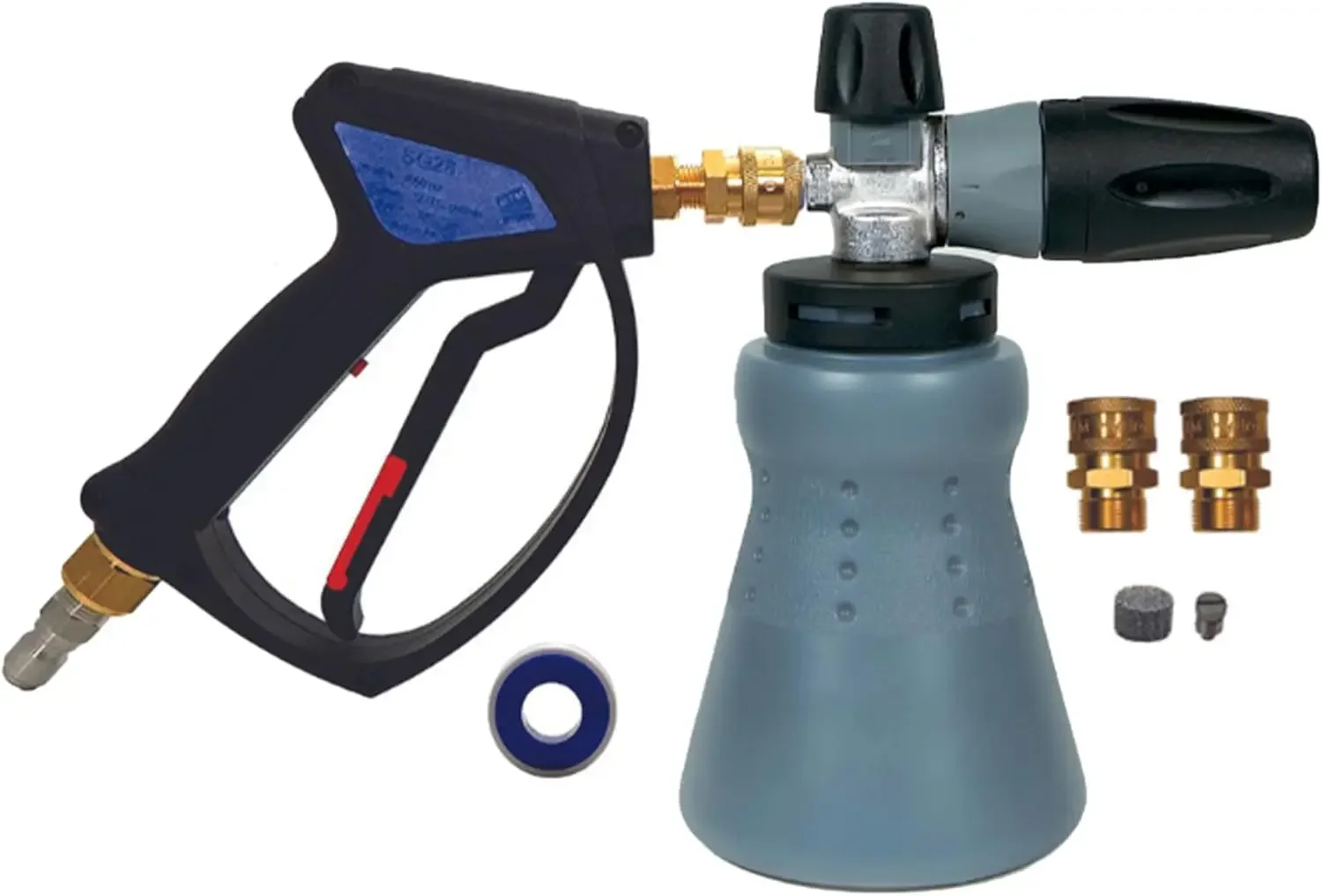 Hydro Wide Mouth PF22 Foam Cannon and SG28 Trigger Gun Kit for Pressure Washer