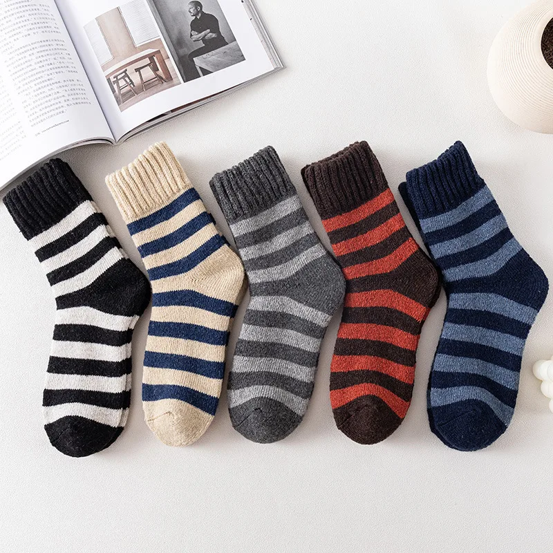 

Extra Thick Man Warm Winter Socks 5 Pairs