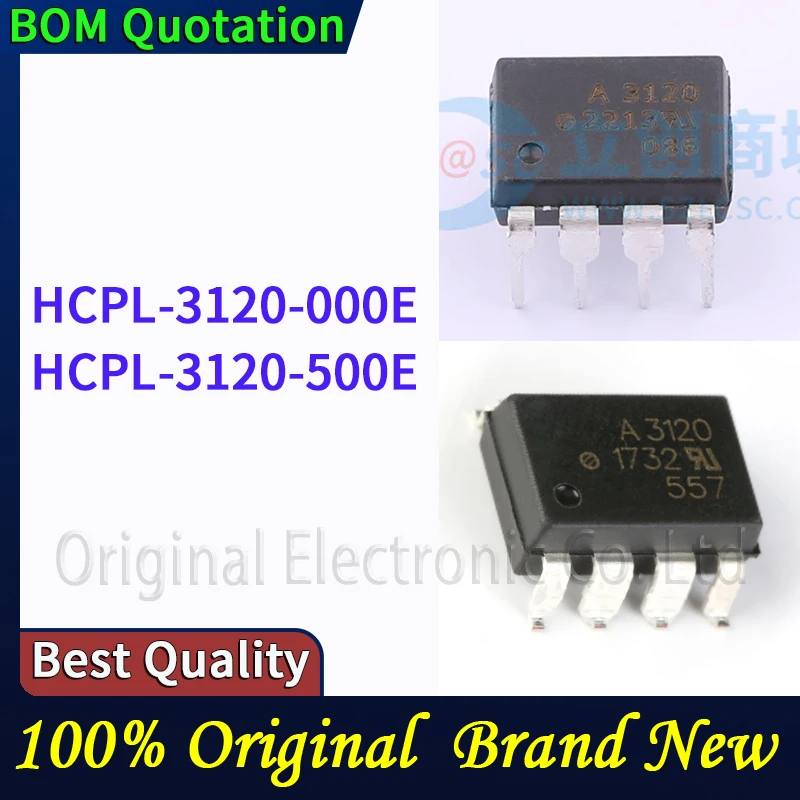 

HCPL-3120-000E HCPL-3120-500E A3120 В наличии 48-часовая доставка