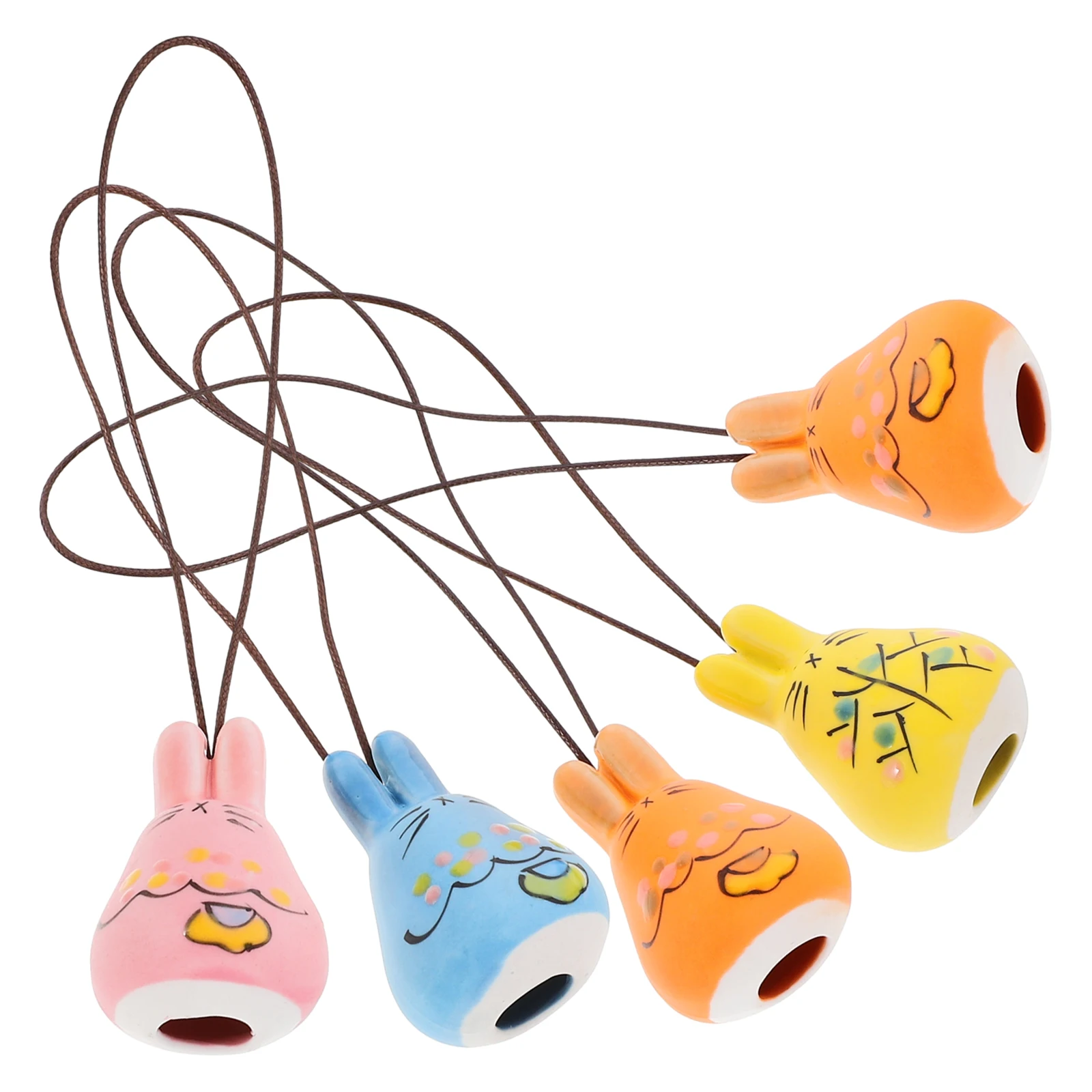 

5 Pcs Decor Wind Chime Bell H made Crafts Home Decor Home Easter Wind Chime Party Gifts Outdoor Miniature Models