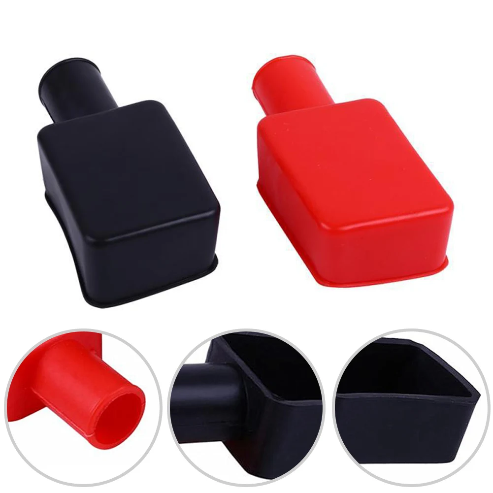 Soft Flexible Plastic Covers for Car Battery Positive and Negative Poles Insulation and Dust Protection for Automotive Terminals