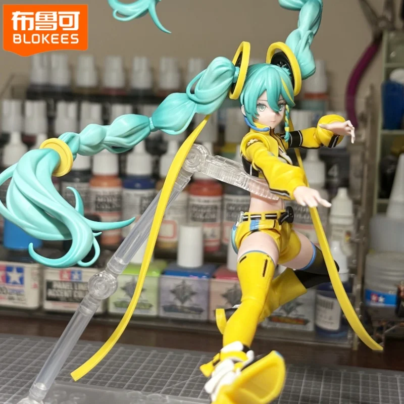 

В наличии оригинальная фигурка Blokees Hatsune Miku Miracles, ограниченная серия, вокалист, аниме, коллекционная игрушка, модная слепая коробка, подарок