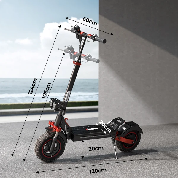 IScooter IX5S Elektroroller 1000W Motor E-Scooter 48V15AH Hochleistungs-Lithiumbatterie, Vordere und Hintere Ölscheibenbremsen + Elektronische Bremsen, Höchstgeschwindigkeit 45 km/h, Maximale Reichweite 65 km, 11 Zoll Offroad-Reifen, Brandneu Original – Detail 16