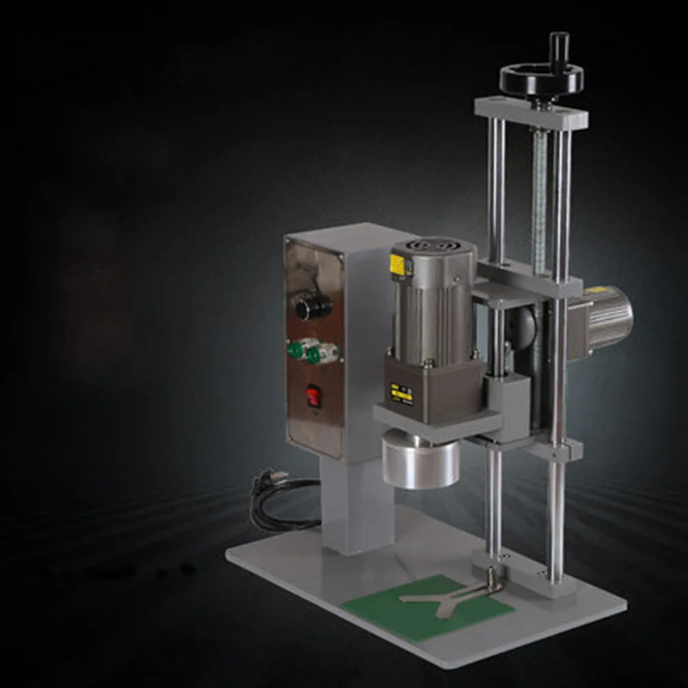 2025 جديد سطح المكتب غطاء برغي السدادة ماكينة ختم الزجاجات الكهربائية غطاء برغي آلة زجاجة المعلبة السدادة ماكينة قفل الزجاجات