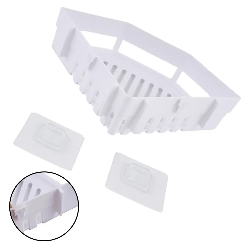 Shelf Storage Triangle Storage Rack Toiletries Shelf Triangle Rack Durability 1PC Plastic Bathroom High Quality