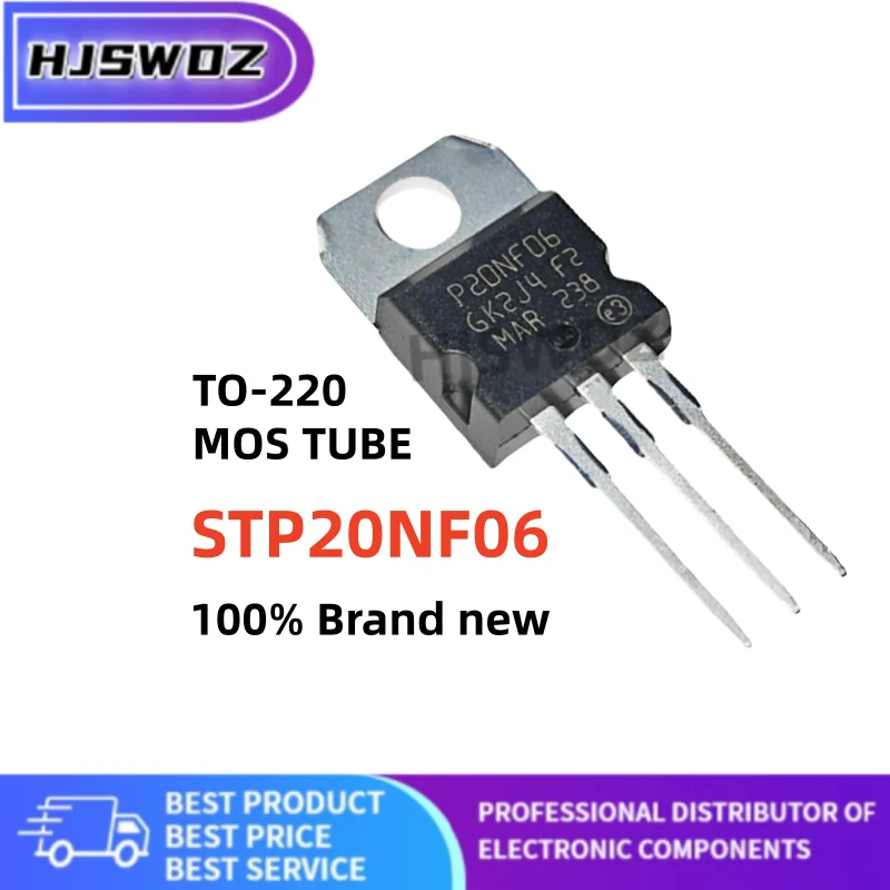 10/20/30Pcs New STP20NF06 P20NF06 N-channel MOSFET Field effect transistor TO-220