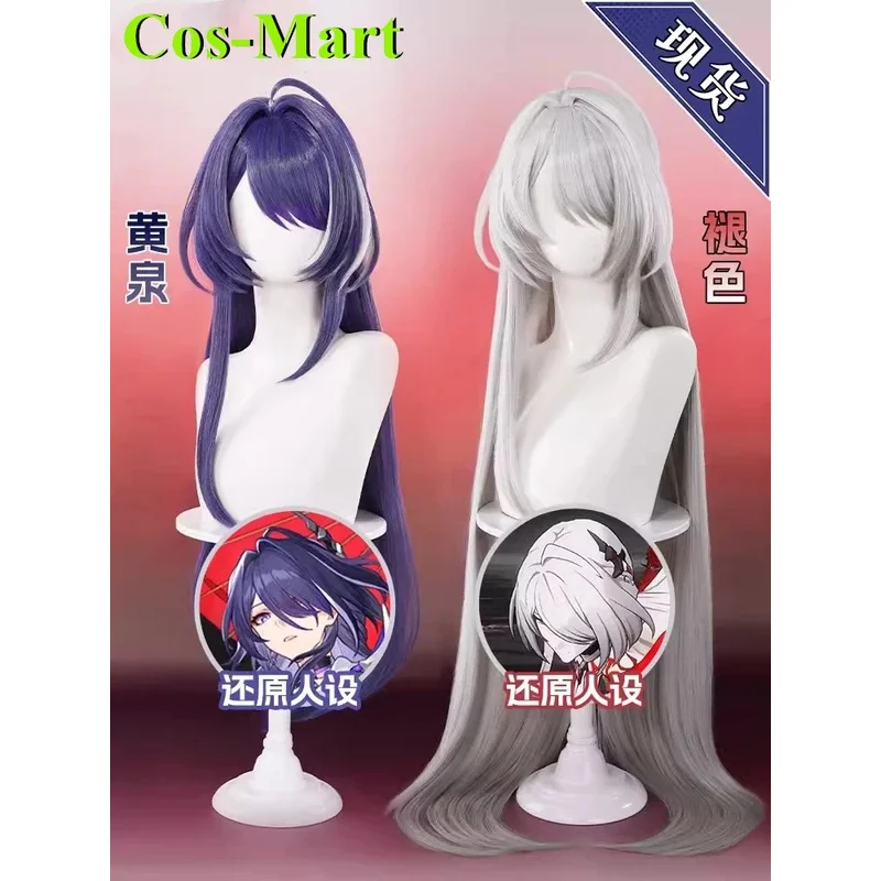 

Cos-Mart Honkai: Star Rail Acheron Raiden Bosenmori Mei парик косплей костюм игра Huang Quan NiuSkin одежда для ролевых игр