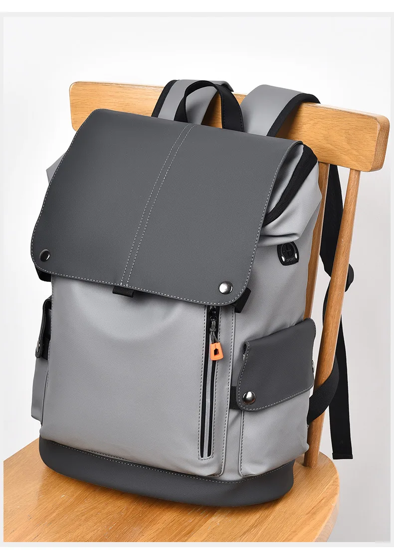 

New Model Business Backpack - Double-Shoulder Bag, Large Capacity Travel Computer Bag, Workwear Style Bag