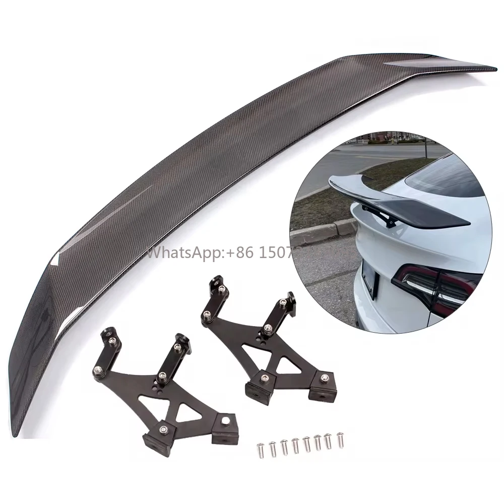 

Universal Real Carbon Fiber FD Sport Style Rear Spoiler Car Tail Trunk Spoiler Rear Wing