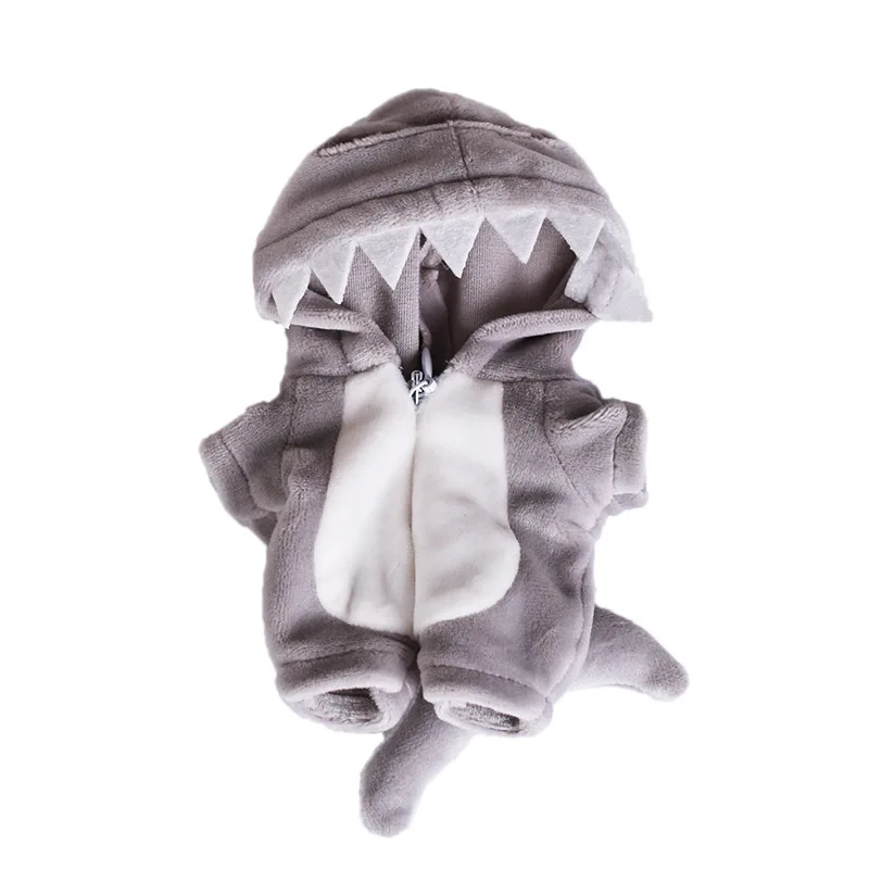 Ropa para Labubu de 15CM, traje para casa con bonito dinosaurio, mono con capucha, accesorios, ropa para muñecas, sin muñeca