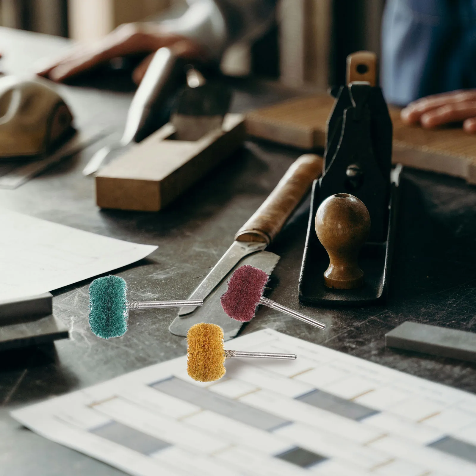 100Pcs Polishing Buffing Wheels Kit Various Grits Multipurpose Rotary Tool Polishing Disc for Buffing Wheel Repair