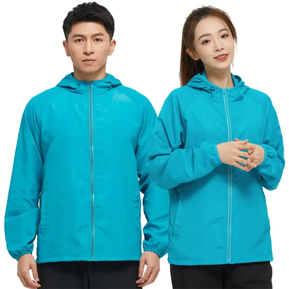 7XL Outdoor Sport Jacket Men Women Hiking Camping Trekking Quick Dry Windbreaker Sun-Protective Waterproof Rain Coat