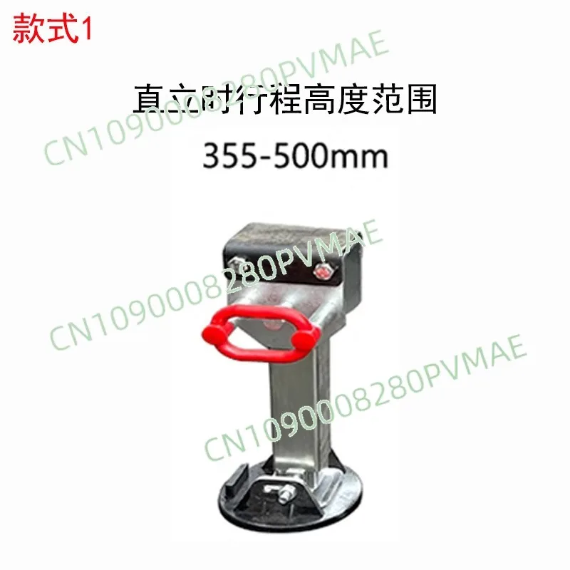 Foldable galvanized jack Upright trailer RV outriggers Trailer auxiliary stability support 2 delivery handles