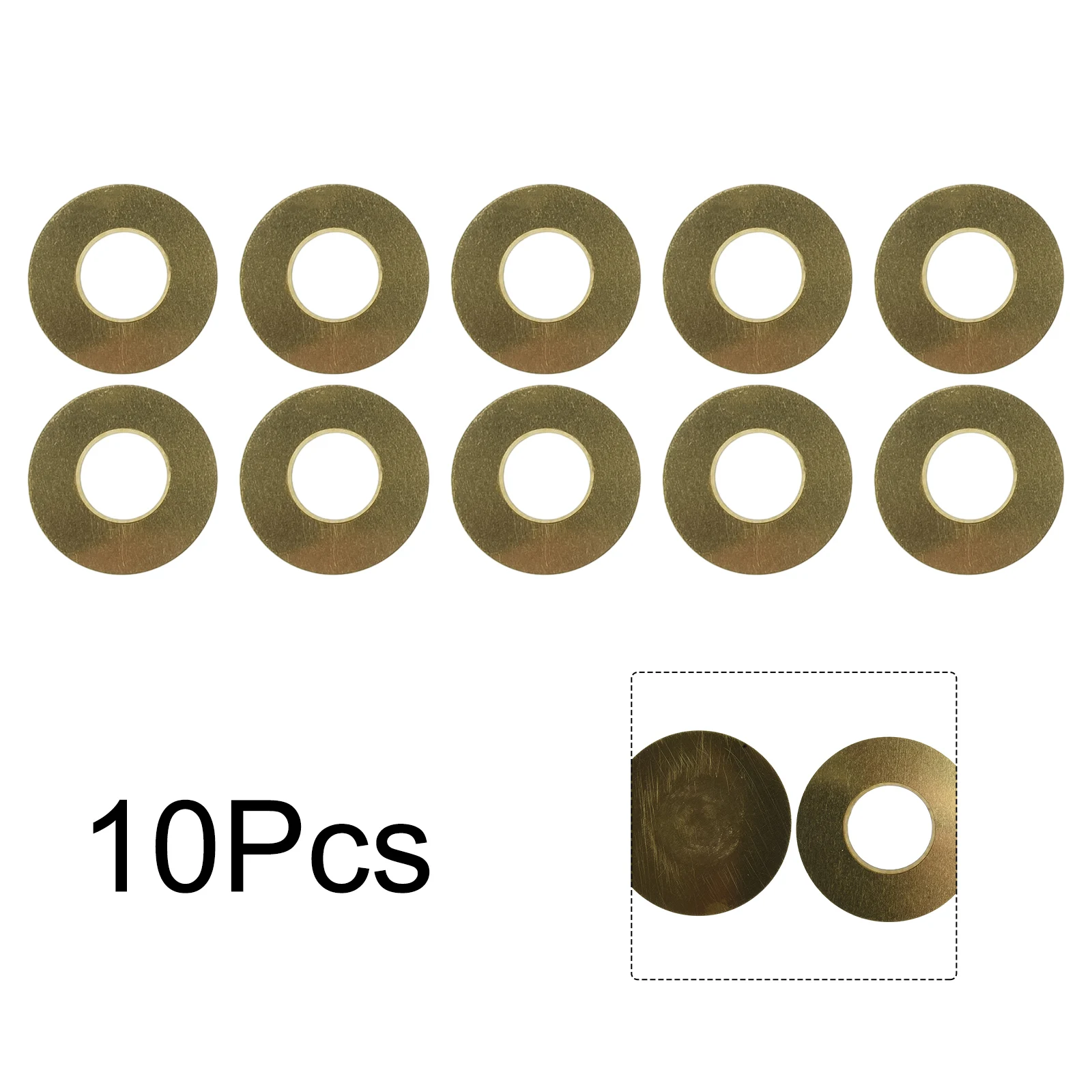 10 pcs Piezo Discs 50mm for Acoustic Instrument Pickup Including Guitar Drum Stomp Box Mic Sensor DIY Electronic Transducer Use