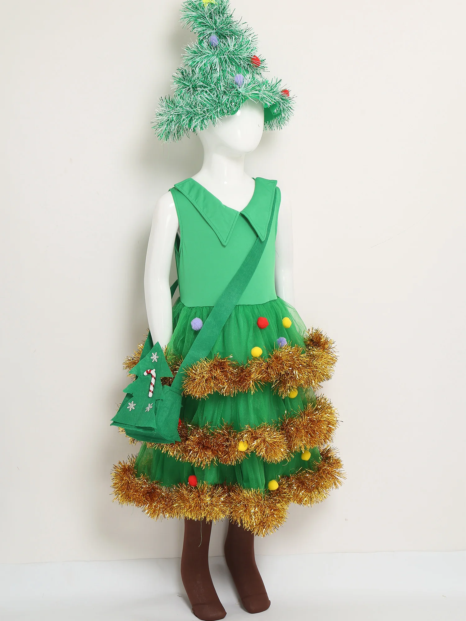 الفتيات شجرة عيد الميلاد تأثير - مراجعة Elf Costume Christmas وسعره