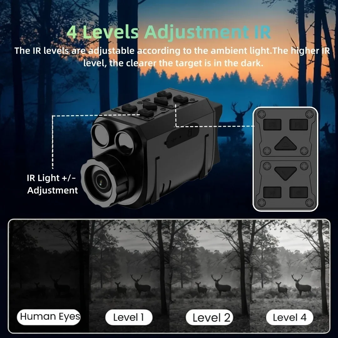4K HD Portable Infrared Night Vision Goggles, 2