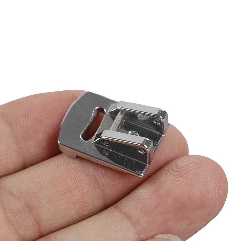 1PCS Sliver Rolled Hem Curling Sewing Presser Foot For Sewing Machine Singer Janome