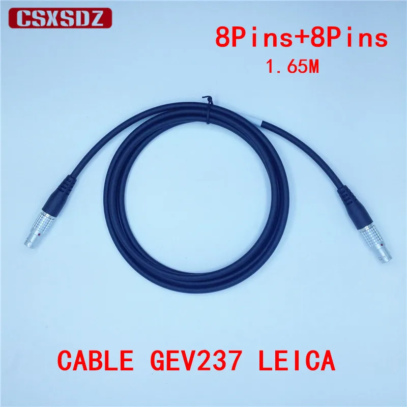 Leica GEV237 772807 1.65 m USB connection cable. Connects GS10/14/15 receiver to Lemo port on a CS field controller