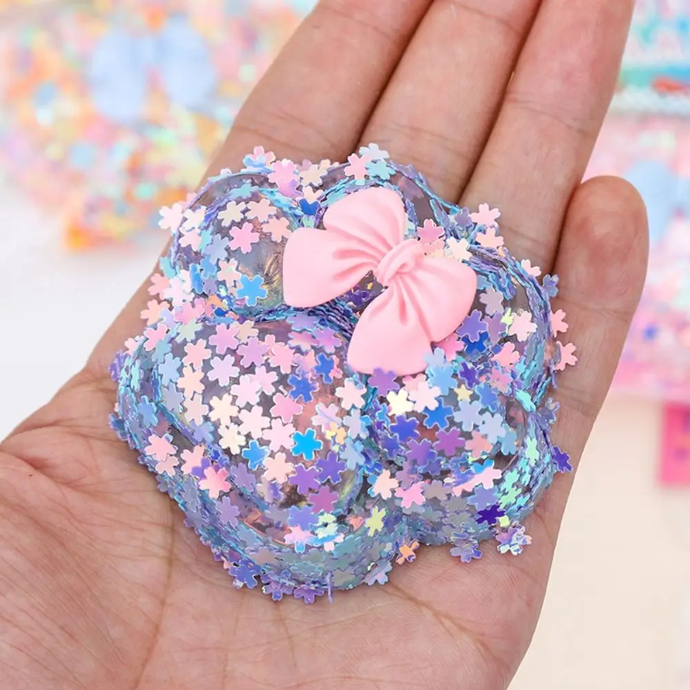 Kawaii Mini Cat Paw Squeeze Toy TPR Soft Stress Relief Toy Colorful Slow Rebound Decompression Toy Gift