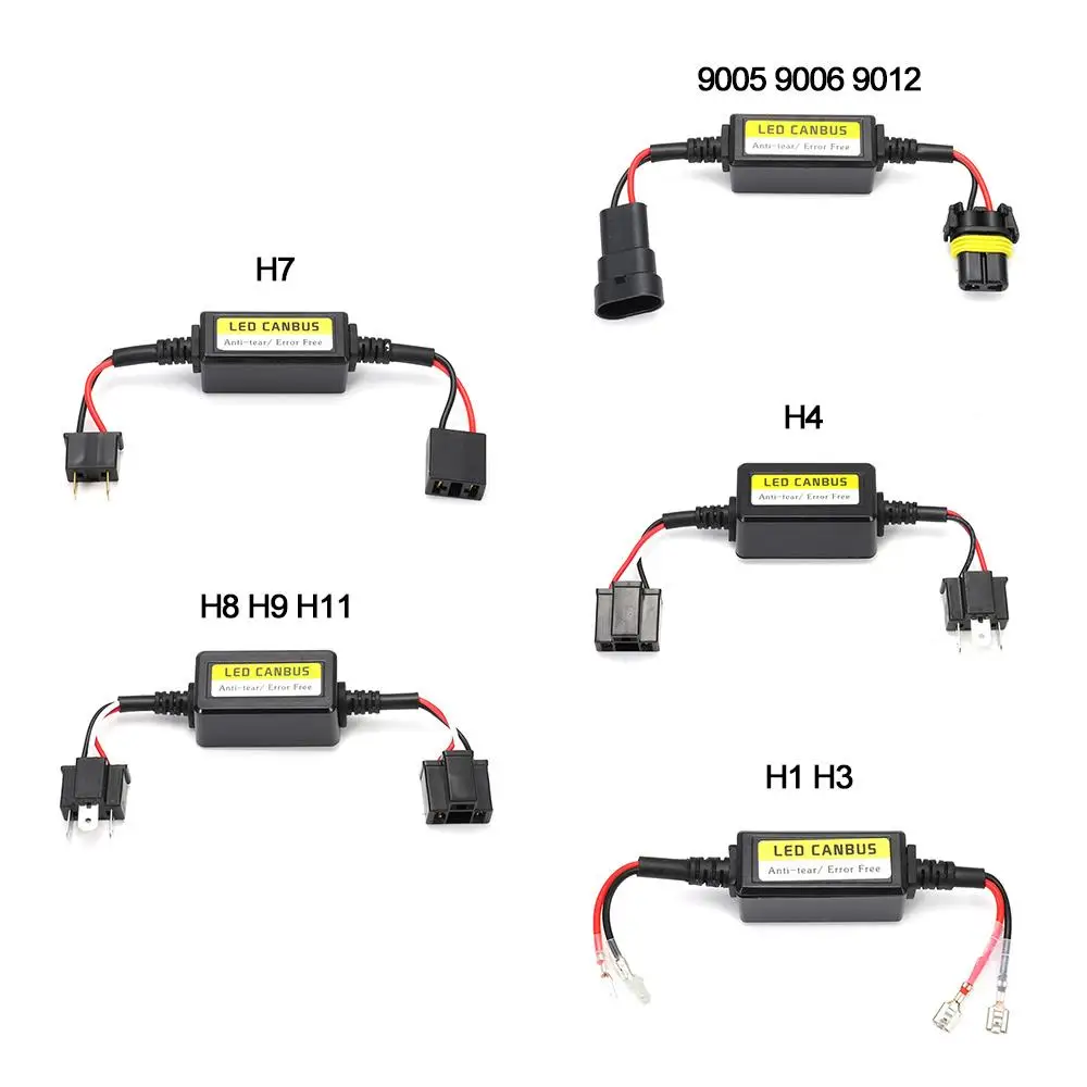 Tools Anti-Flicker 12V Resistor Controller Fault Eliminator Automotive LED Decoder LED Canbus Decoder