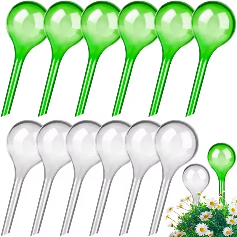 5pcs Plant Water Feeder Automatische Plastieke Ballen Tuinwaterapparaat Planten Gloeilampen Zelf Waterende Druppelirrigatie