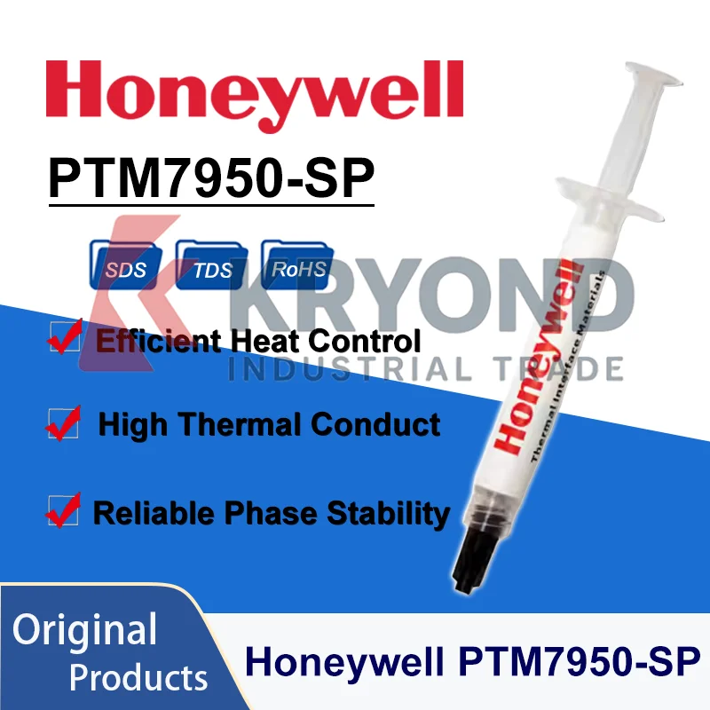 Honeywell PTM7950SP 7958SP Material de interfaz térmica de cambio de fase Alta conductividad Disipación de calor eficiente Producto original