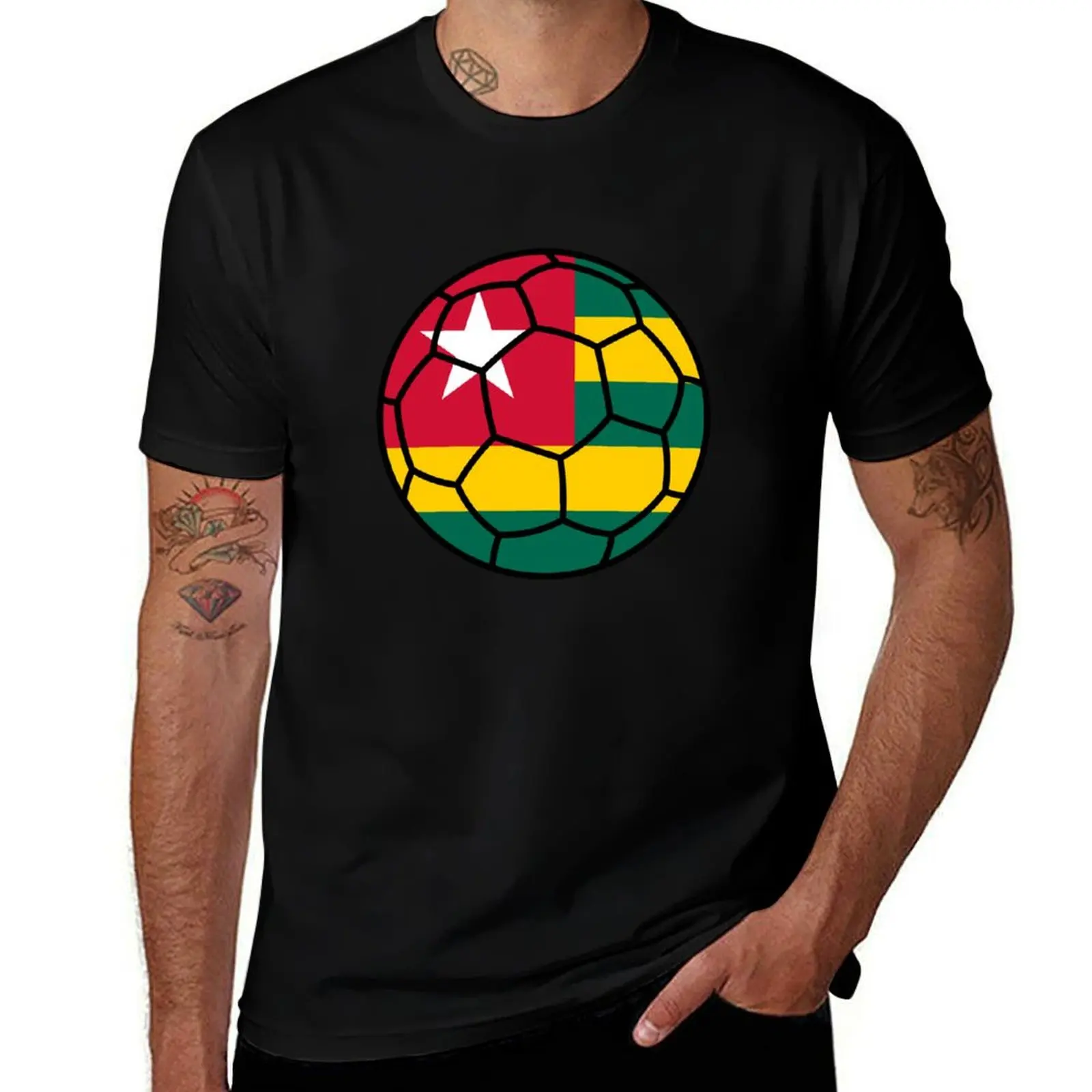 

Togolese Football T-Shirt Fitness Quick Dry Short Sleeve Top